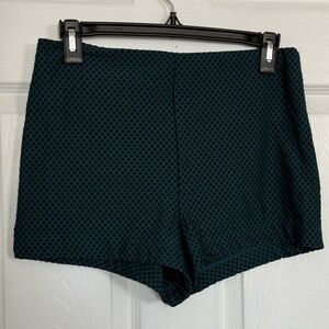 Forever 21 Teal Textured Shorts